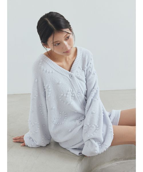 gelato pique（ジェラートピケ）の「ハート柄カーディガン（ルーム