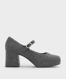 CHARLES & KEITH(チャールズ & キース)のプラットフォーム メリージェーン(パンプス)