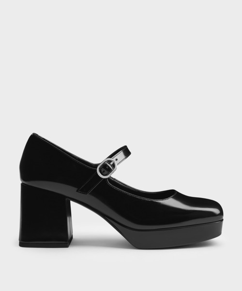 CHARLES & KEITH(チャールズ & キース)の「プラットフォーム メリージェーンパンプス(パンプス・レディース・ブラウン系その他7/ブラック系その他7/グレー/ダークブラウン・25cm/24.5cm/23cm/22.5cm/25.5cm/23.5cm)」の15枚目の写真