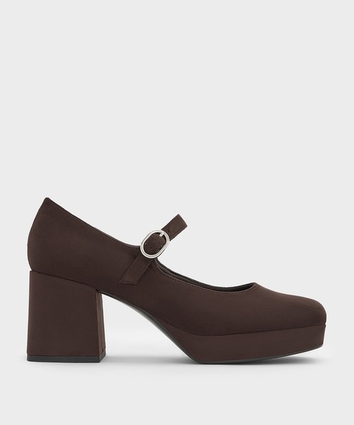 CHARLES & KEITH(チャールズ & キース)の「プラットフォーム メリージェーンパンプス(パンプス・レディース・ブラウン系その他7/ブラック系その他7/グレー/ダークブラウン・25cm/24.5cm/23cm/22.5cm/25.5cm/23.5cm)」の17枚目の写真