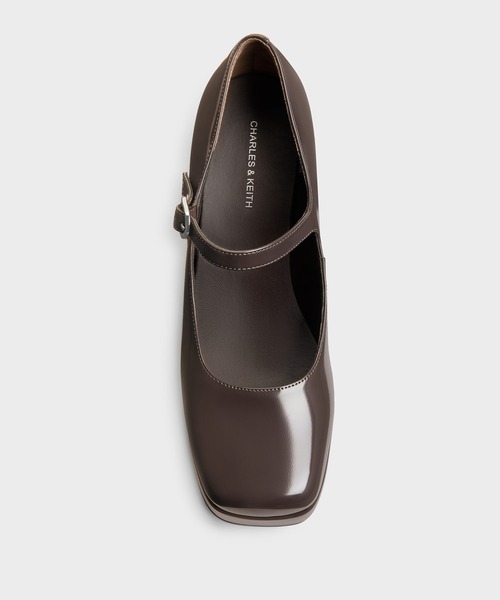 CHARLES & KEITH(チャールズ & キース)の「プラットフォーム メリージェーンパンプス(パンプス・レディース・ブラウン系その他7/ブラック系その他7/グレー/ダークブラウン・25cm/24.5cm/23cm/22.5cm/25.5cm/23.5cm)」の8枚目の写真