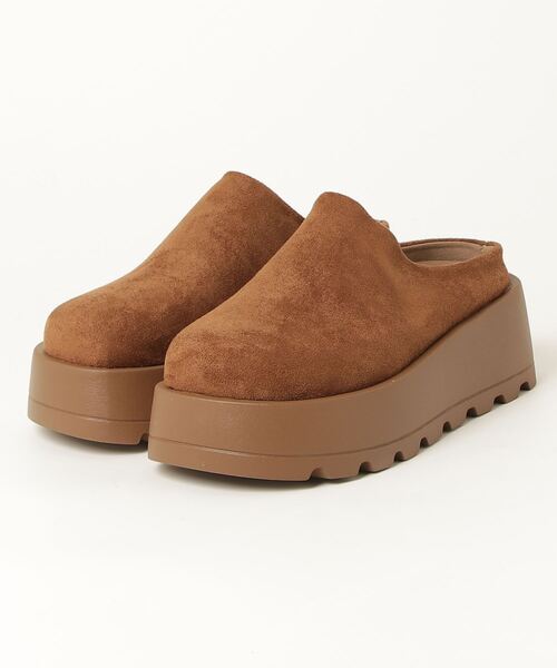 Sugar Sugar（シュガーシュガー）の「SUGARSUGAR/サボスエードシューズ（スリッポン・レディース・カーキ/キャメル・M/LL/L/S）」の2枚目の写真