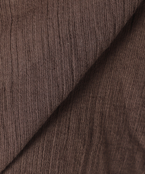 FRAMeWORK（フレームワーク）の「≪追加≫楊柳ヘンリーブラウス（シャツ/ブラウス・レディース・ブラウン/ホワイト・FREE）」の17枚目の写真