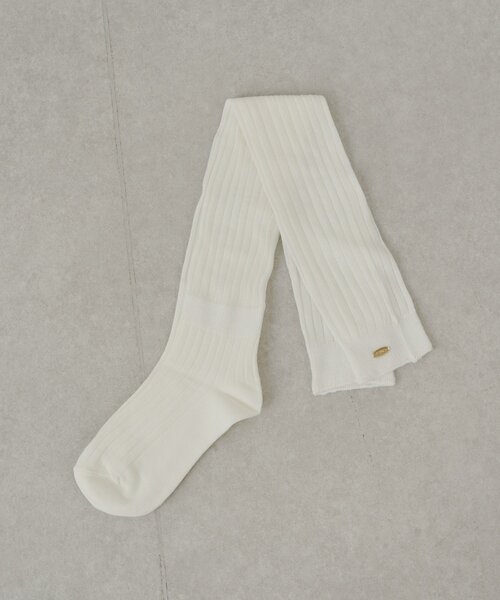 Chico（チコ）の「プレート付きルーズソックス（ソックス/靴下・レディース・ライトベージュ/アイボリー/グレー・FREE）」の2枚目の写真