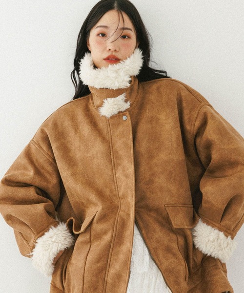 今季No.1！大注目の愛されアウター】ファーカラーBIGムートン