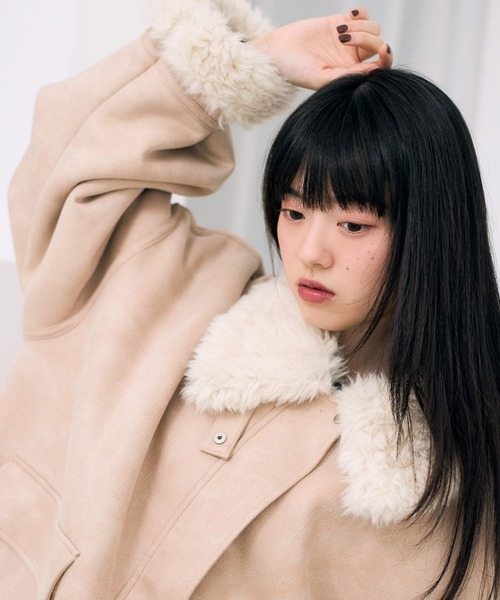 セール】【今季No.1!大注目の愛されアウター】ファーカラーBIG セール】【今季No.1!大注目の愛されアウター】ファーカラーBIG