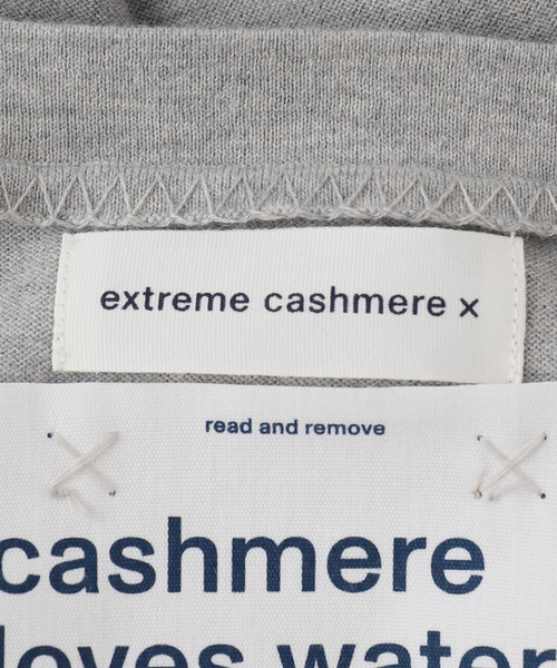 FRAMeWORK(フレームワーク)の「extreme cashmere/エクストリームカシミヤ james(ニット/セーター・レディース・グレー/イエロー・FREE)」の7枚目の写真