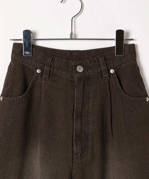 Heather(ヘザー)の「ハイウエストコーデュロイパンツ 597461(その他パンツ・レディース・ブラウン/グレー・S/M)」の4枚目の写真