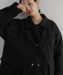 hellam（へラム）の「ボア襟付き2wayカバーオール（カバーオール）」