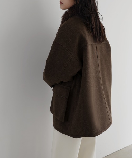 セール】ボア襟付き2wayカバーオール（カバーオール）｜hellam（へラム