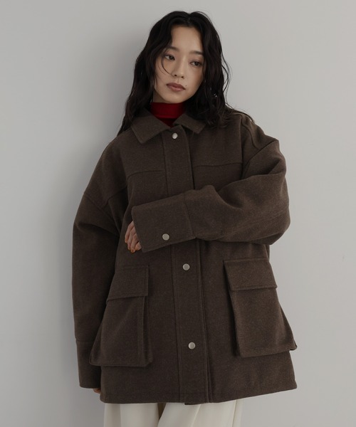 セール】ボア襟付き2wayカバーオール（カバーオール）｜hellam（へラム