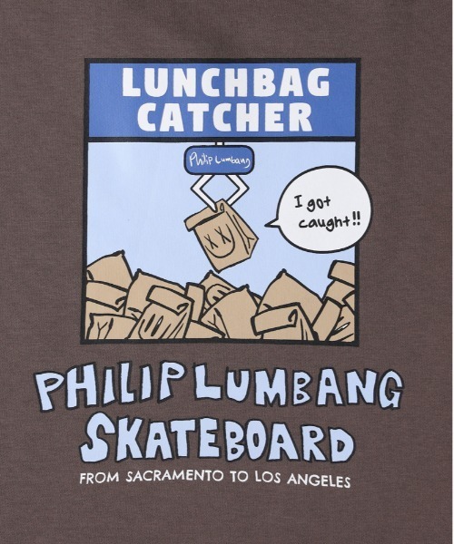 Right-on(ライトオン)の「Other(ソノタ)【メンズ】「Philip Lumbang」プリントスウェットプルオーバー(スウェット・メンズ・ライトグレー/ブラウン/ダークグレー・L/M/XL)」の8枚目の写真
