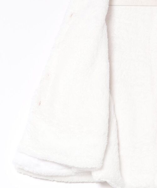 Honey Cinnamon（ハニーシナモン）の「コットンレースはしごリボンポンチョ（ポンチョ・レディース・ピンク/ホワイト・FREE）」の3枚目の写真