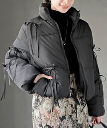 rps | リボン付き中綿スタンドジャケット(ダウンジャケット/コート)