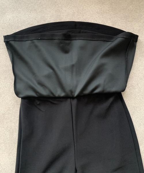 SHEPP(シープ)の「【ドッキング商品】ラップスカート ストレッチフレアパンツ / フェイクレイヤード(その他パンツ・レディース・グレー/ブラック・M/L)」の4枚目の写真