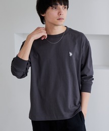 【U.S. POLO ASSN.】ワンポイント 長袖 Tシャツ