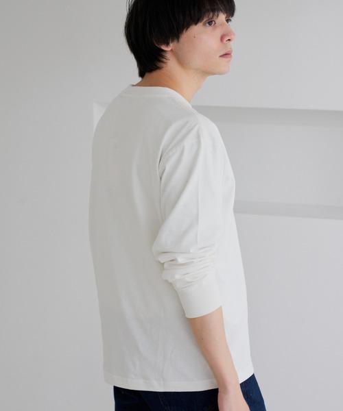 U.S. POLO ASSN.(ユーエスポロアッスン)の「【U.S. POLO ASSN.】ワンポイント 長袖 Tシャツ(Tシャツ/カットソー・メンズ・サンドグレー/スミクロ/ネイビー/オフホワイト・L/M)」の9枚目の写真