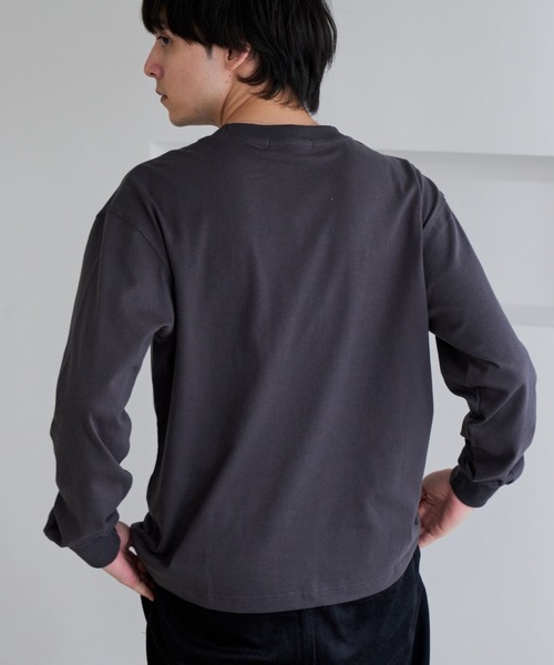 U.S. POLO ASSN.(ユーエスポロアッスン)の「【U.S. POLO ASSN.】ワンポイント 長袖 Tシャツ(Tシャツ/カットソー・メンズ・サンドグレー/スミクロ/ネイビー/オフホワイト・L/M)」の18枚目の写真