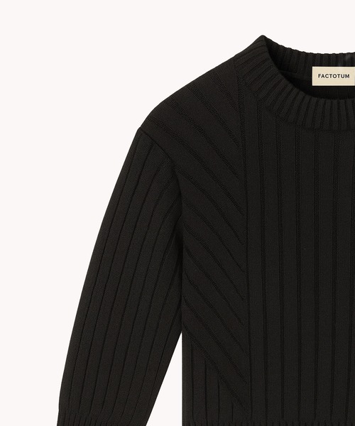FACTOTUM（ファクトタム）の「【FACTOTUM】 5G Transform Hi neck（ニット/セーター・メンズ・ブラック・FREE）」の8枚目の写真