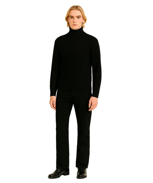 FACTOTUM（ファクトタム）の「【FACTOTUM】 5G Transform Hi neck（ニット/セーター・メンズ・ブラック・FREE）」の5枚目の写真