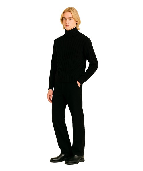 FACTOTUM（ファクトタム）の「【FACTOTUM】 5G Transform Hi neck（ニット/セーター・メンズ・ブラック・FREE）」の4枚目の写真