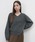 GENERAL IDEA�i�W�F�l�����A�C�f�A�j�́u�yGENERAL IDEA�z�X���b�g�u�l�b�N�j�b�g�v���I�[�o�[ / V-NECK SLIT HACHI KNIT PULLOVER�i�j�b�g/�Z�[�^�[�j�v�b�`���R�[��