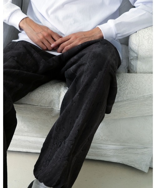 LOS ANGELES APPAREL（ロサンゼルスアパレル）の「【Los Angeles Apparel/ロサンゼルス・アパレル】14 OZ FLCE SWEATPANT DRIP DYE/ヘビーウェイト スウェットパンツ ドリップダイ 染め アメリカ製 無地 イージーパンツ ジョガーパンツ リラックスパンツ（スウェットパンツ・メンズ・オリーブ/ブラック系その他・MEDIUM/LARGE/X-LARGE/SMALL）」の12枚目の写真