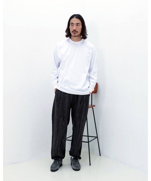 LOS ANGELES APPAREL（ロサンゼルスアパレル）の「【Los Angeles Apparel/ロサンゼルス・アパレル】14 OZ FLCE SWEATPANT DRIP DYE/ヘビーウェイト スウェットパンツ ドリップダイ 染め アメリカ製 無地 イージーパンツ ジョガーパンツ リラックスパンツ（スウェットパンツ・メンズ・オリーブ/ブラック系その他・MEDIUM/LARGE/X-LARGE/SMALL）」の6枚目の写真