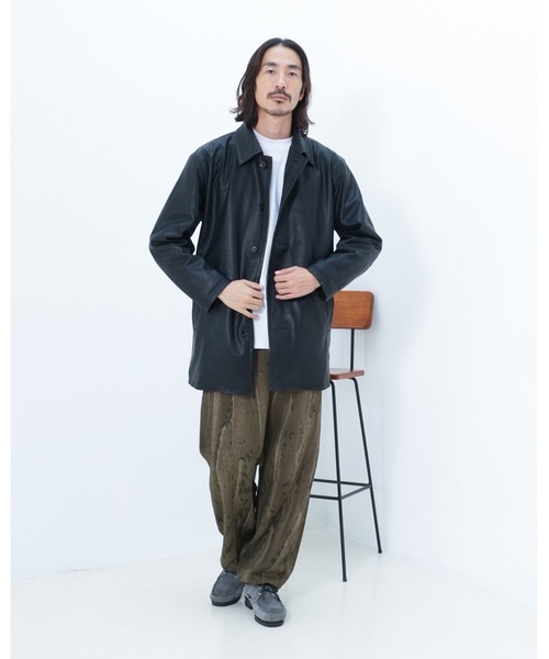 LOS ANGELES APPAREL（ロサンゼルスアパレル）の「【Los Angeles Apparel/ロサンゼルス・アパレル】14 OZ FLCE SWEATPANT DRIP DYE/ヘビーウェイト スウェットパンツ ドリップダイ 染め アメリカ製 無地 イージーパンツ ジョガーパンツ リラックスパンツ（スウェットパンツ・メンズ・オリーブ/ブラック系その他・MEDIUM/LARGE/X-LARGE/SMALL）」の21枚目の写真