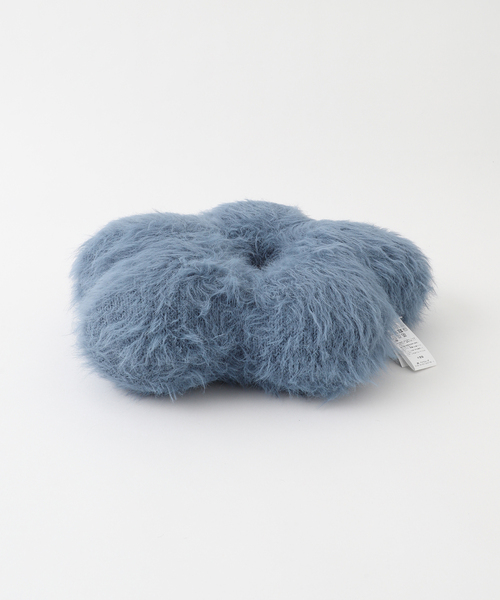 journal standard Furniture （ジャーナルスタンダードファニチャー）の「SHAGGY FLOWER CUSHION S　クッション中材込み（クッション/クッションカバー・レディース・ブルー系その他・FREE）」の5枚目の写真