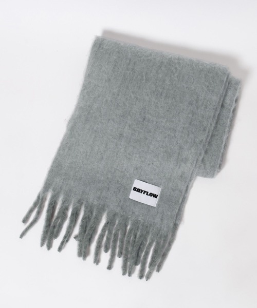 スヤスヤ(๑˘ ˘๑)*.。様BAYFLOW　マフラー　グレー セール】[冬にうれしい]静電気軽減マフラー（マフラー）｜BAYFLOW