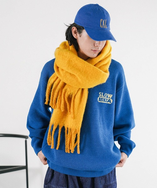 BAYFLOW（ベイフロー）の「［ユニセックス］COLORFUL HUGマフラー（マフラー・メンズ・ブルー/グレー/ブラウン/ピンク/グリーン/イエロー・FREE）」の22枚目の写真