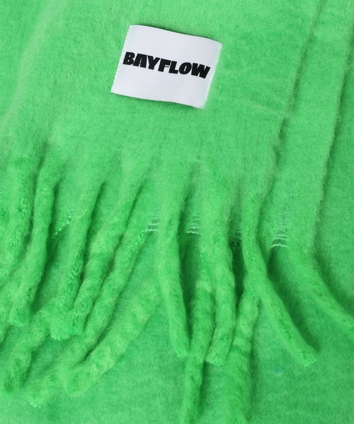 BAYFLOW（ベイフロー）の「［ユニセックス］COLORFUL HUGマフラー（マフラー・メンズ・ブルー/グレー/ブラウン/ピンク/グリーン/イエロー・FREE）」の17枚目の写真