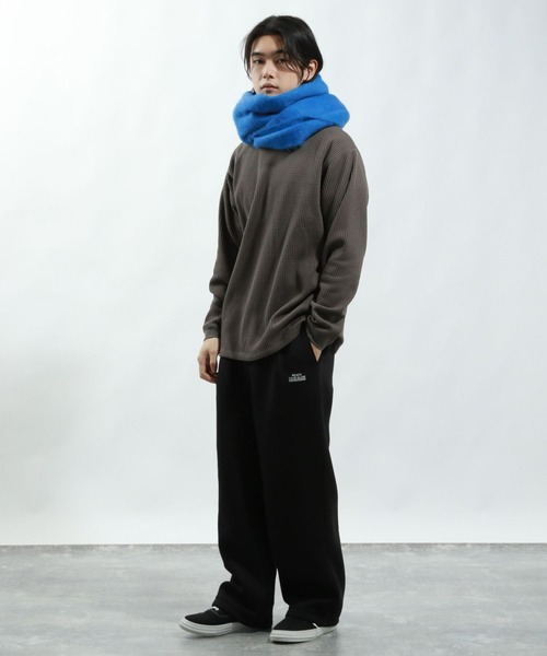 BAYFLOW（ベイフロー）の「［ユニセックス］COLORFUL HUGマフラー（マフラー・メンズ・ブルー/グレー/ブラウン/ピンク/グリーン/イエロー・FREE）」の18枚目の写真