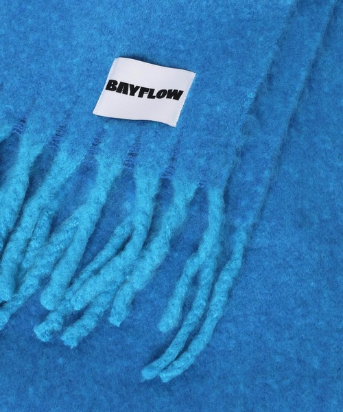 BAYFLOW（ベイフロー）の「［ユニセックス］COLORFUL HUGマフラー（マフラー・メンズ・ブルー/グレー/ブラウン/ピンク/グリーン/イエロー・FREE）」の10枚目の写真