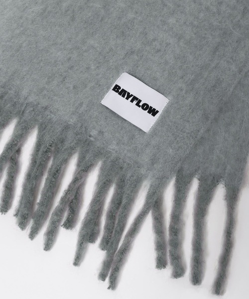 BAYFLOW（ベイフロー）の「［ユニセックス］COLORFUL HUGマフラー（マフラー・メンズ・ブルー/グレー/ブラウン/ピンク/グリーン/イエロー・FREE）」の12枚目の写真