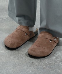 BAYFLOW（ベイフロー）の「スエード刺繍サボサンダル（その他シューズ）」