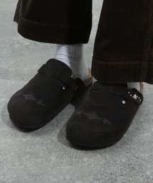 BAYFLOW（ベイフロー）の「スエード刺繍サボサンダル（その他シューズ）」