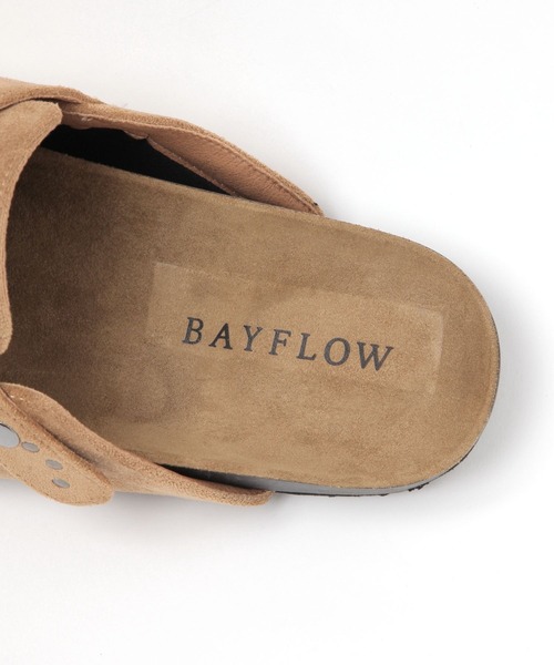 BAYFLOW(ベイフロー)の「スエード刺繍サボサンダル(その他シューズ・メンズ・ブラウン/ベージュ/チャコール・SMALL/MEDIUM)」の18枚目の写真