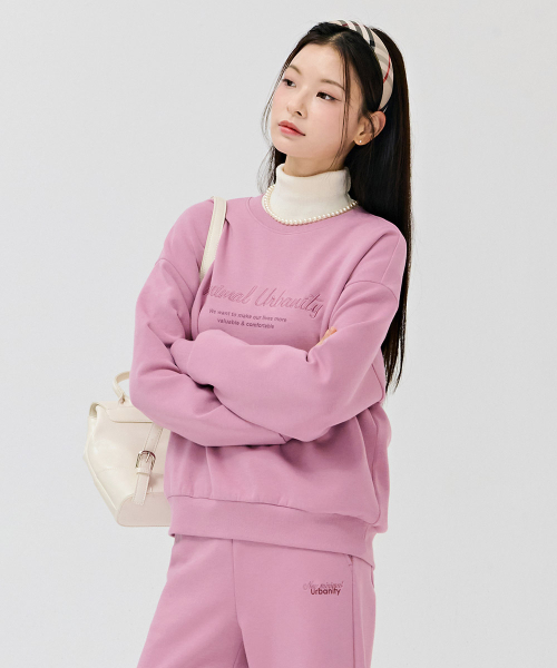 CHASECULT(チェイスカルト)の「レディース レタリンググラフィック スウェットシャツ-DERG5163B0P(スウェット・レディース・PINK・90/85)」の4枚目の写真