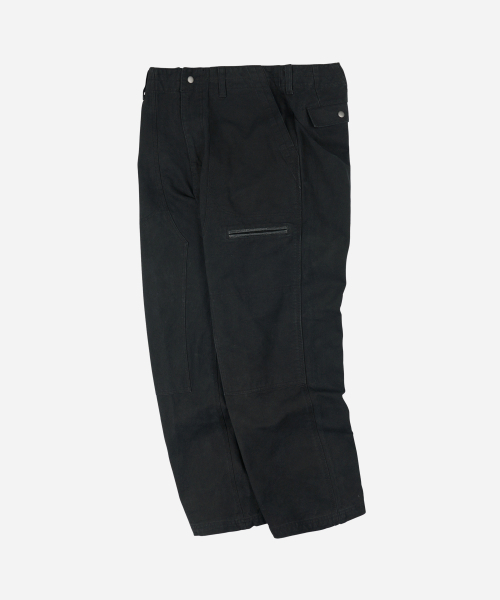 FRIZMWORKS（フリズムワークス）の「HEAVY CANVAS DESTROYED DOUBLE KNEE PANTS _ BLACK（その他パンツ・メンズ・その他・MEDIUM/LARGE/X-LARGE/SMALL）」の2枚目の写真