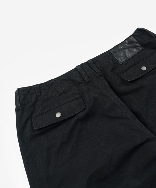 FRIZMWORKS（フリズムワークス）の「HEAVY CANVAS DESTROYED DOUBLE KNEE PANTS _ BLACK（その他パンツ・メンズ・その他・MEDIUM/LARGE/X-LARGE/SMALL）」の8枚目の写真