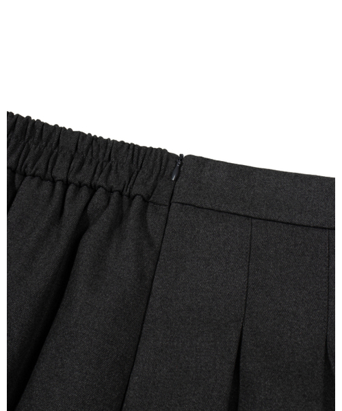 MOAA（モア）の「Soft Pleated Midi Skirt (CHARCOAL)（スカート・レディース・その他・SMALL/MEDIUM）」の5枚目の写真