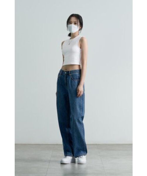MUSINSA STANDARD WOMAN（ムシンサスタンダードウーマン）の「ウィメンズクルーネッククロップスリーブレストップ[ホワイト]（Tシャツ/カットソー・レディース・その他・SMALL/MEDIUM/LARGE/X-SMALL）」の16枚目の写真