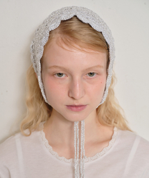 TYPESERVICE（タイプサービス）の「TXT x TSW Knitted Hair Scarf [Gray]（バンダナ/スカーフ）」