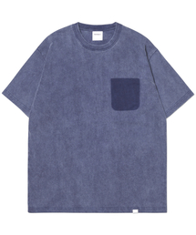 DETACHED POCKET T-SHIRT - WASHED BLUE