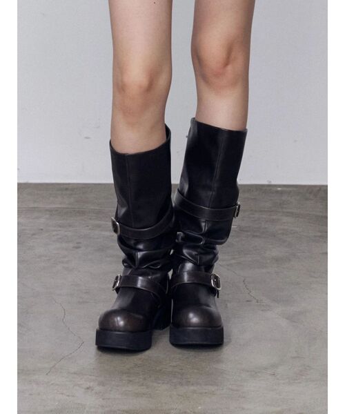 EMODA（エモダ）の「ルーズベルトブーツ（ブーツ・レディース・ブラック/ブラウン・SMALL/MEDIUM/LARGE）」の19枚目の写真