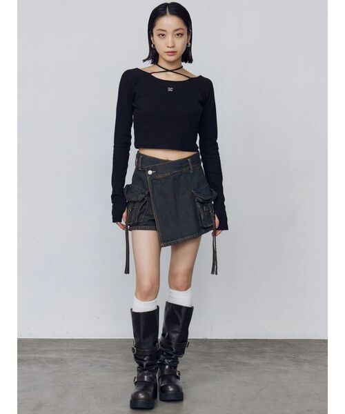 EMODA（エモダ）の「ルーズベルトブーツ（ブーツ・レディース・ブラック/ブラウン・SMALL/MEDIUM/LARGE）」の20枚目の写真