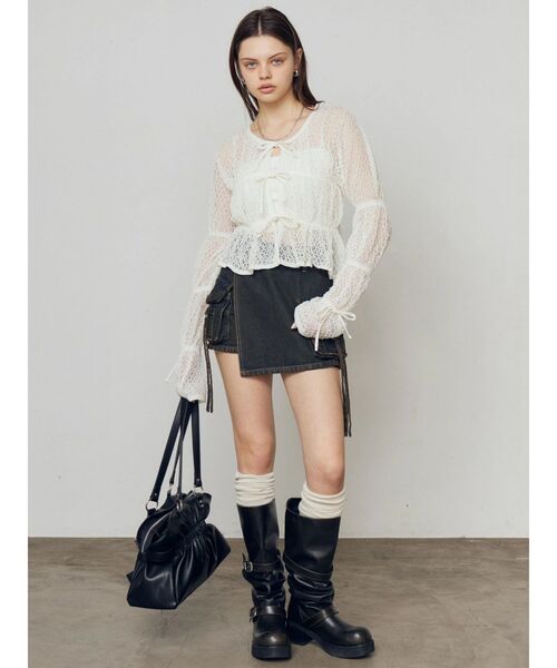 EMODA（エモダ）の「ルーズベルトブーツ（ブーツ・レディース・ブラック/ブラウン・SMALL/MEDIUM/LARGE）」の20枚目の写真