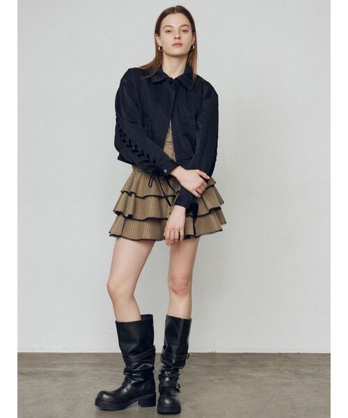 EMODA（エモダ）の「ルーズベルトブーツ（ブーツ・レディース・ブラック/ブラウン・SMALL/MEDIUM/LARGE）」の21枚目の写真